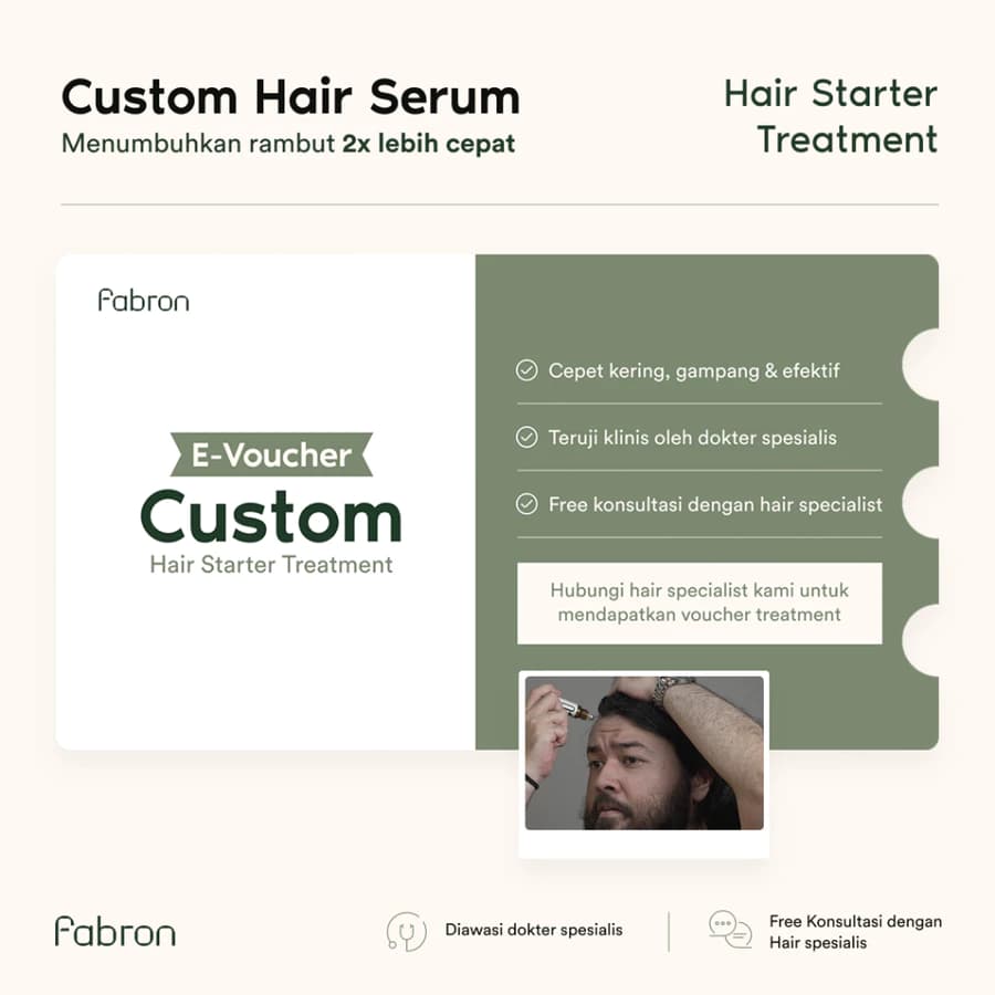 (e-voucher) Custom Hair Serum - Hair Starter Treatment