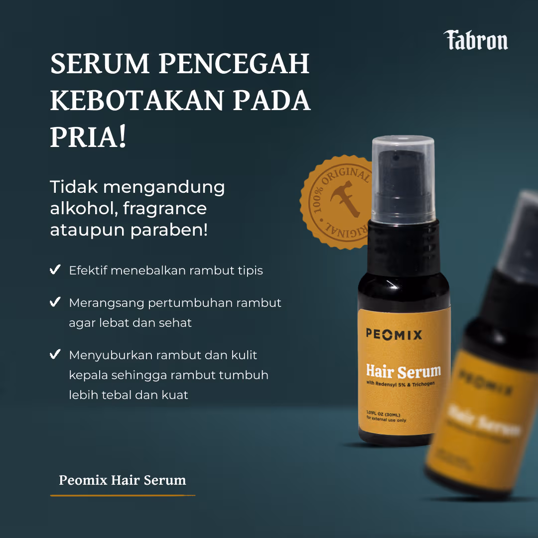 Peomix Hair Serum - Serum Pencegah Kebotakan Pria