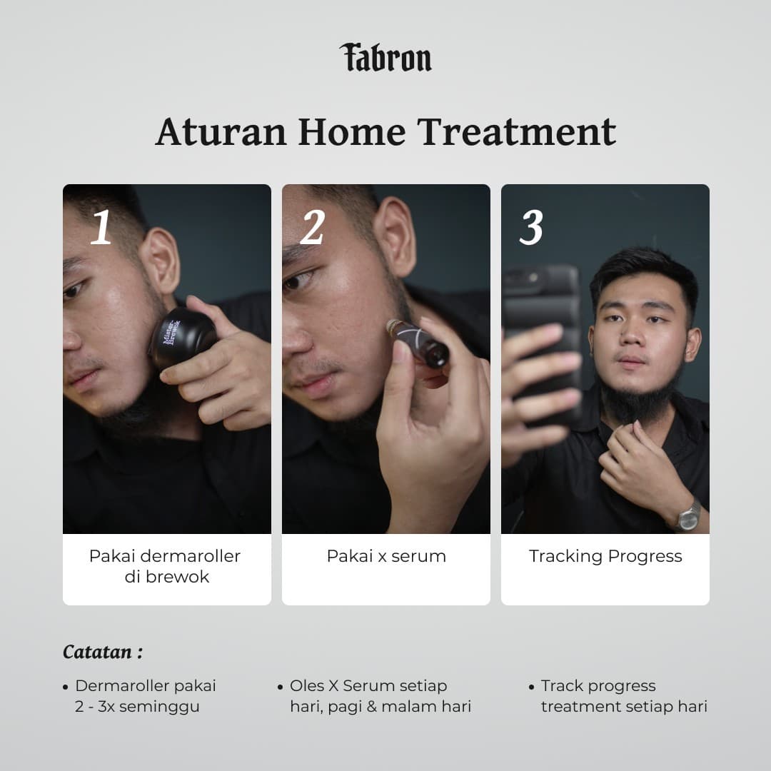 (e-voucher) Beard Warrior Package - Treatment Penumbuh Brewok