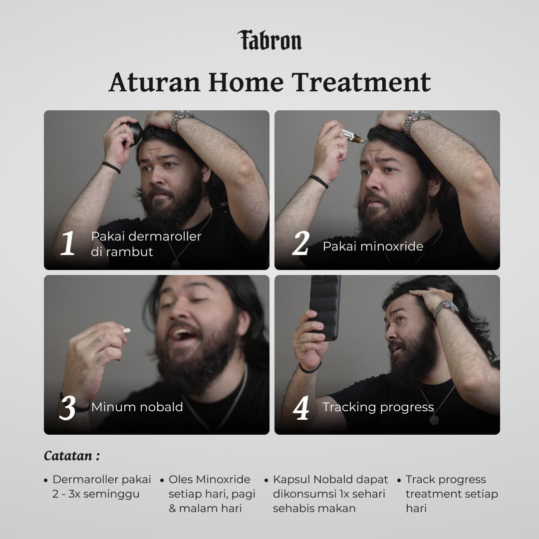 (e-voucher) Hairloss Hero Package - Treatment Kebotakan Pria
